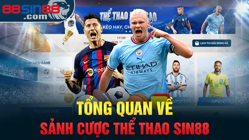 Tổng quan về sảnh cược thể thao Sin88